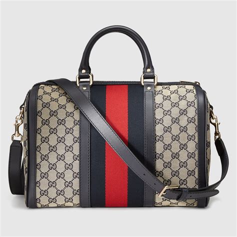 gucci web original boston bag|Gucci Boston bags for sale.